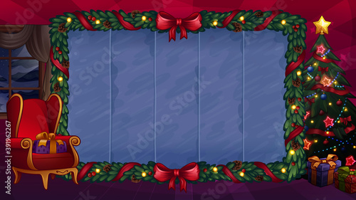 Background for christmas slot game