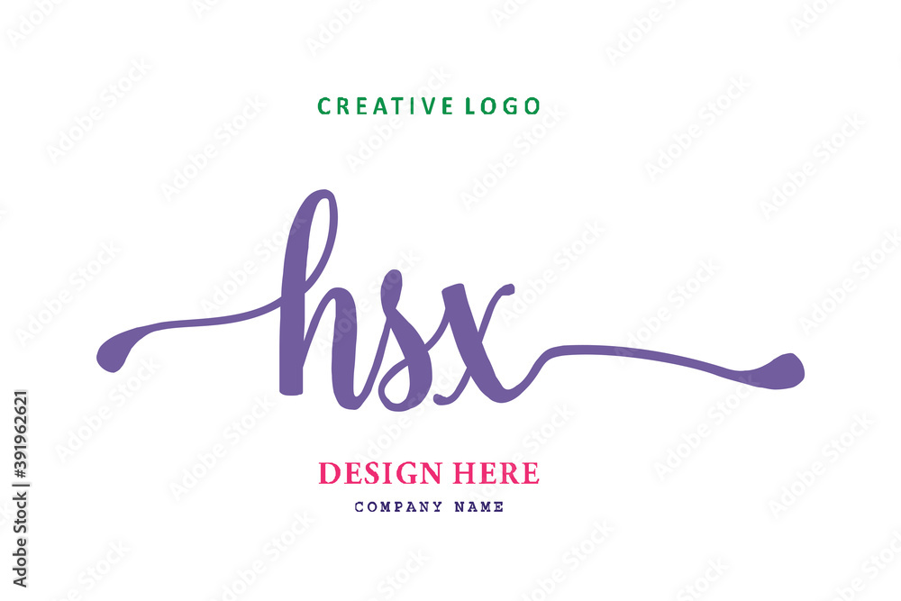 HSX lettering logo is simple, easy to understand and authoritative HSX lettering logo is simple, easy to understand and authoritative