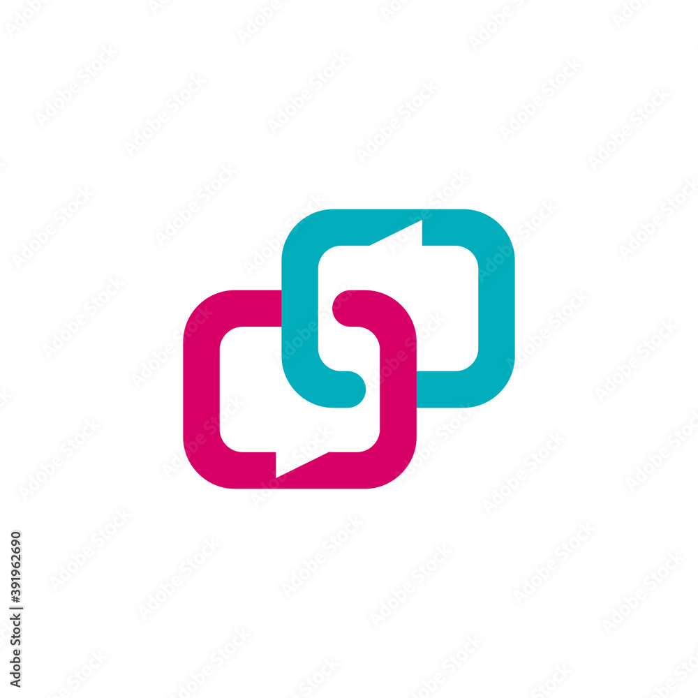 chat connect vector icon chat connect vector icon