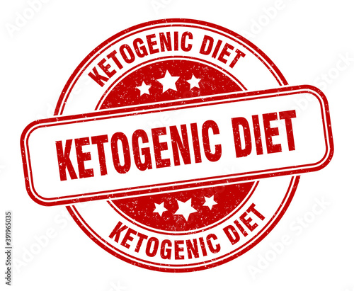 ketogenic diet stamp. ketogenic diet label. round grunge sign