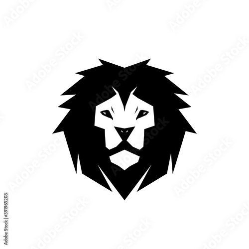 Fototapeta Naklejka Na Ścianę i Meble -  Lion head icon isolated on white background
