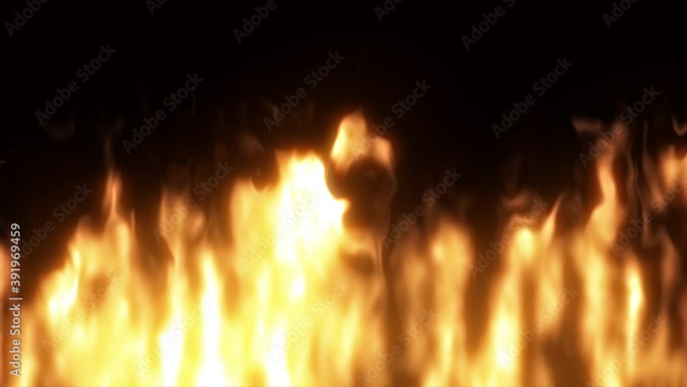 Fire burn isolated on black background. This is CGI overlay that creats in 4k 24fps. Motion of fire is rising from down to top. Fire burn isolated on black background. This is CGI overlay that creats in 4k 24fps. Motion of fire is rising from down to top.