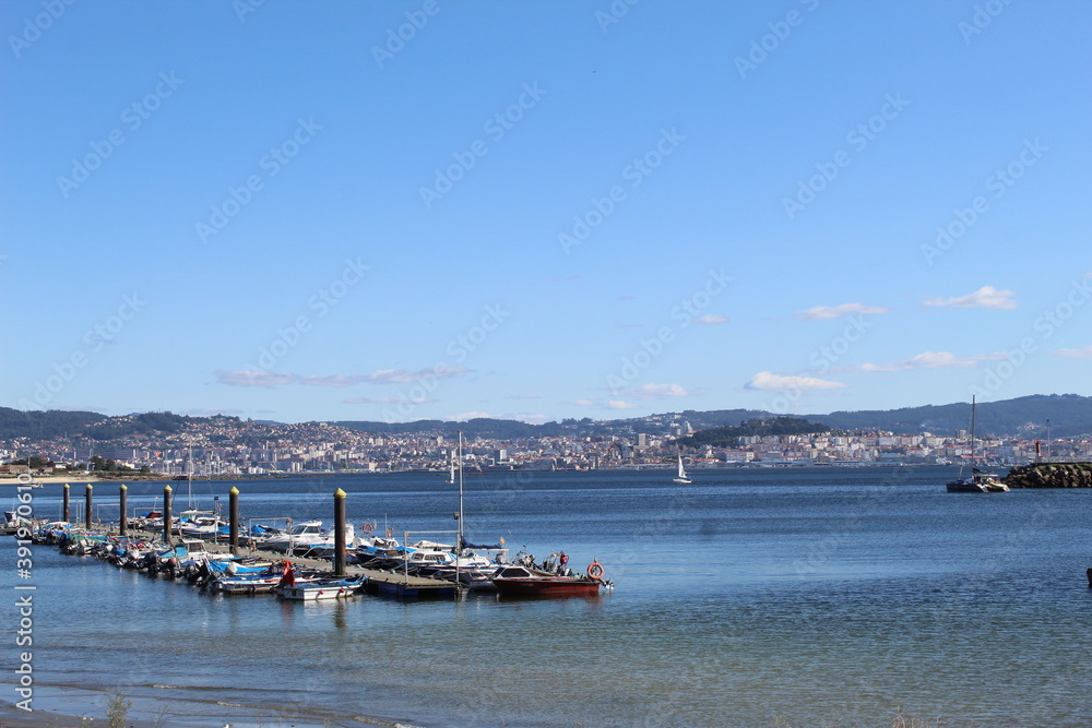 Fototapeta premium Some boats in the harbor