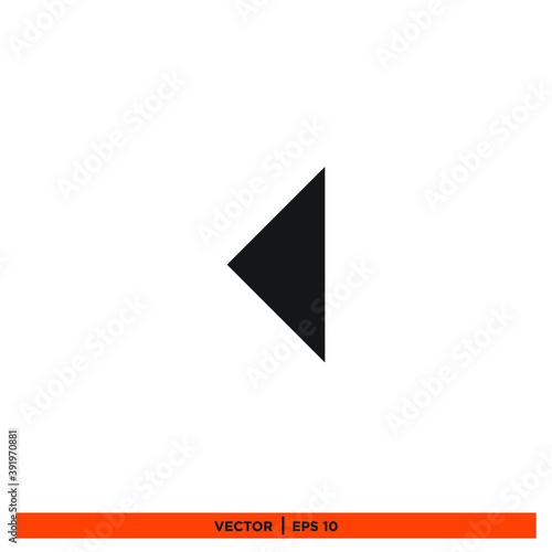 Icon vector graphic of arrow