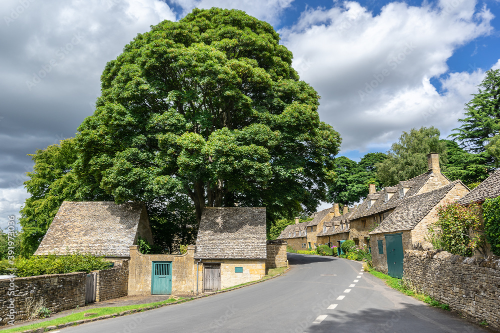 The village of Snowshill in the English Cotswolds