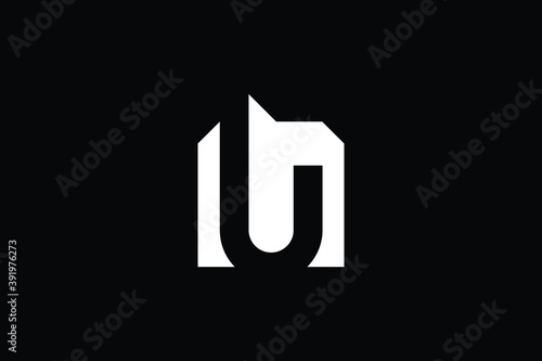 MU logo letter design on luxury background. UM logo monogram initials letter concept. MU icon logo design. UM elegant and Professional letter icon design on black background. M U MU UM