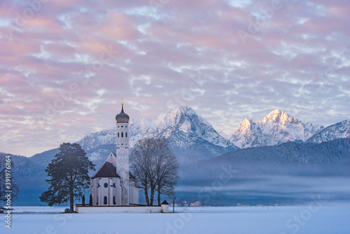 St. Coloman at wintertime, Allgaeu, Germany photo