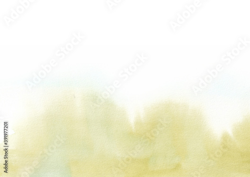 Olive watercolor abstract artistic background