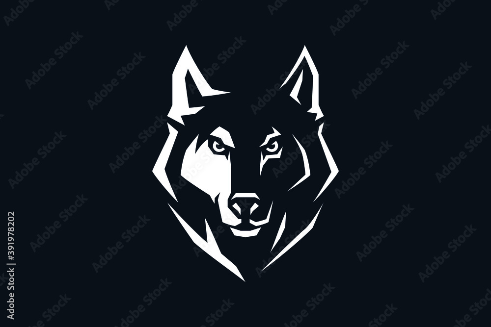 custom made wallpaper toronto digitalEdgy Design Head of Aggressive Wolf