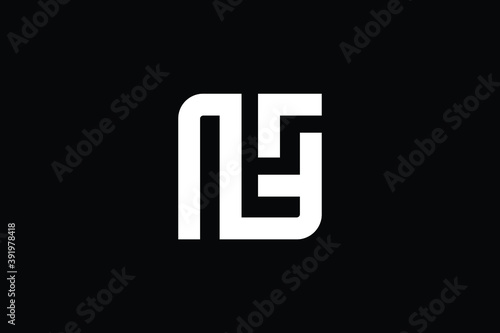 SN logo letter design on luxury background. NS logo monogram initials letter concept. SN icon logo design. NS elegant and Professional letter icon design on black background. N S SN NS