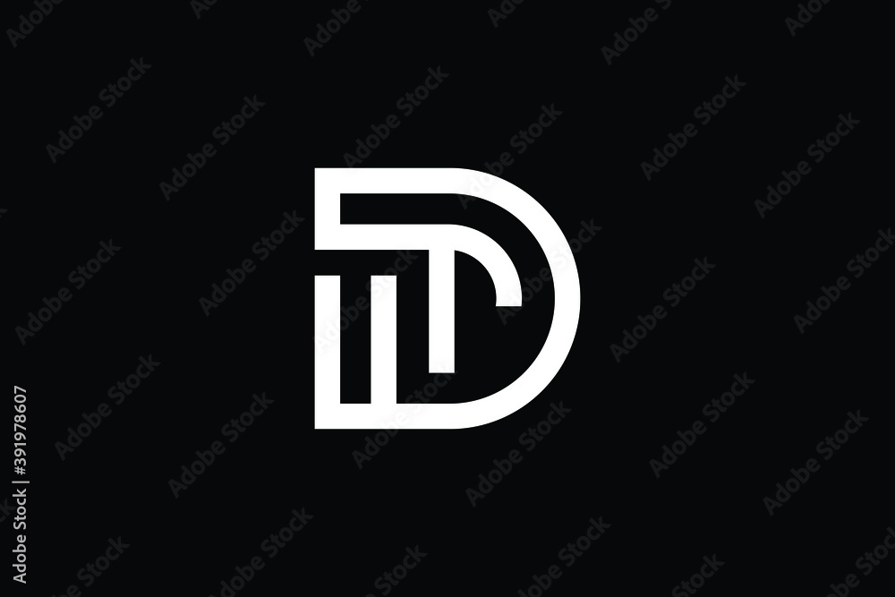 DT logo letter design on luxury background. TD logo monogram initials letter concept. DT icon logo design. TD elegant and Professional letter icon design on black background. T D DT TD DT logo letter design on luxury background. TD logo monogram initials letter concept. DT icon logo design. TD elegant and Professional letter icon design on black background. T D DT TD