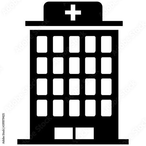 
A city style hospital building 
