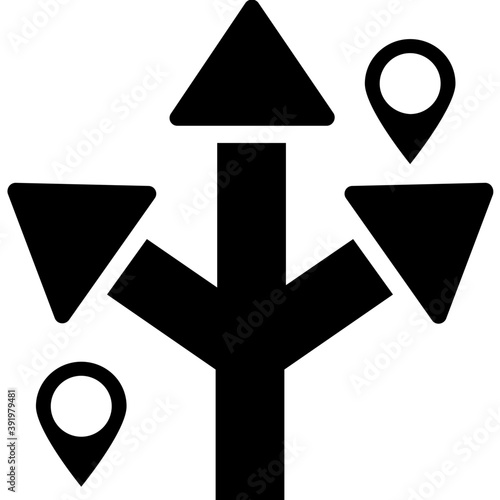 
A direction teller roadpost

