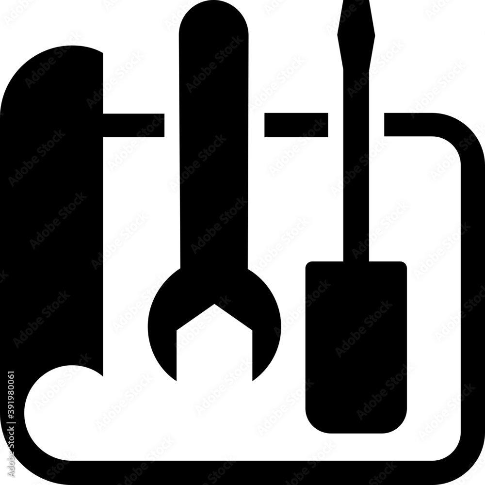 Map with service tools, concept of navigation services
Map with service tools, concept of navigation services