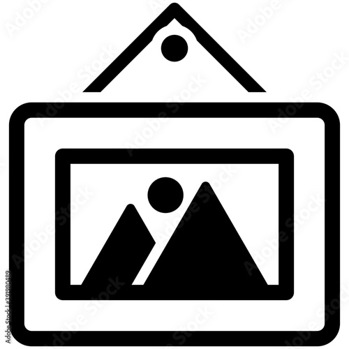 
A wall hanging picture frame of landmark view
