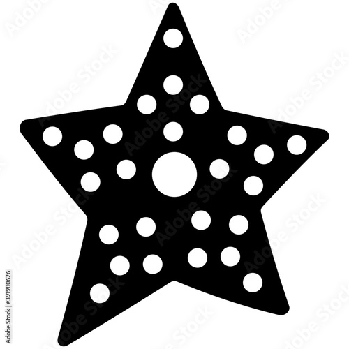 
A star shaped fish or sea stars
