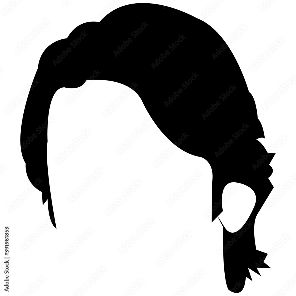 Glyph icon design of quiff hairstyle
Glyph icon design of quiff hairstyle