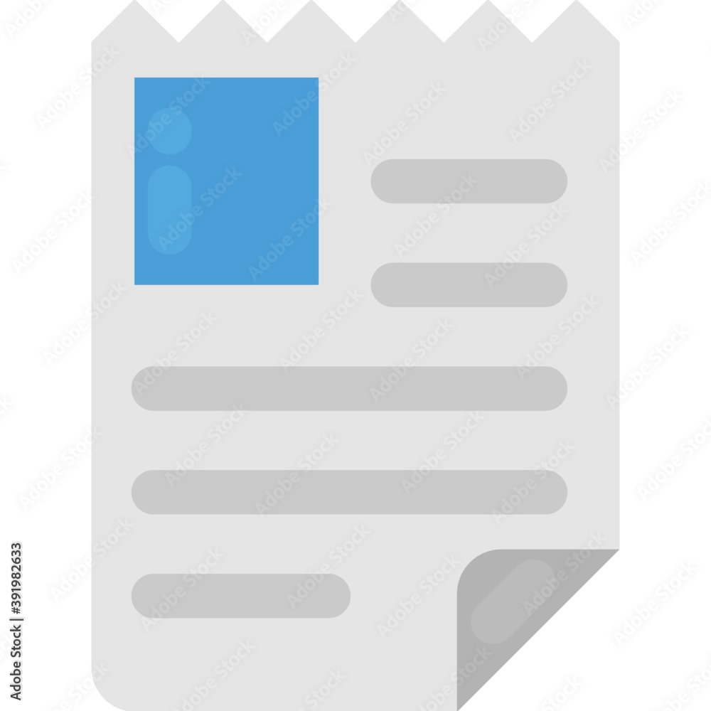 A personal profile document with screen flat icon
A personal profile document with screen flat icon