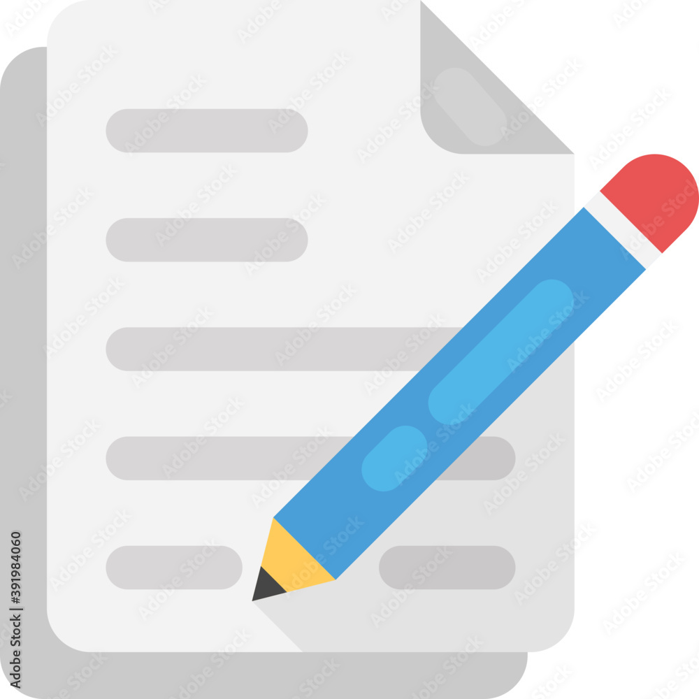 A document and a pencil showing content writing
A document and a pencil showing content writing
