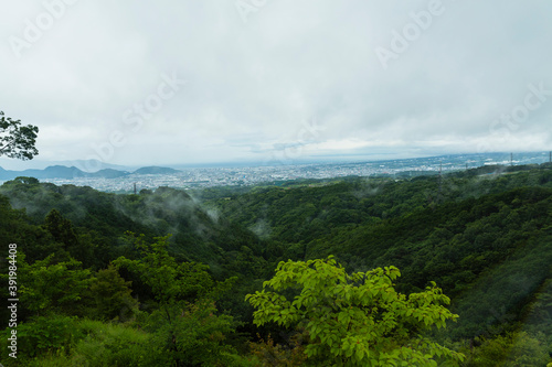 日本　静岡県三島市、三島スカイウォークから見える駿河湾 © pespiero