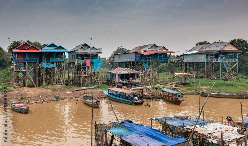  Floating village in Siem Reap, Cambodia.