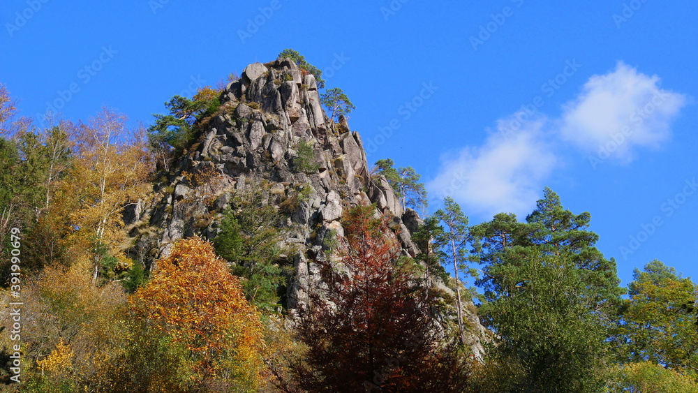 Blick auf den Rockert am Premiumwanderweg Murgleiter Blick auf den Rockert am Premiumwanderweg Murgleiter