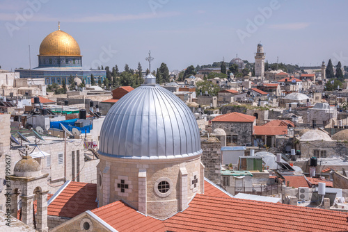 Vista de la ciudad de Jerusalén en Israel