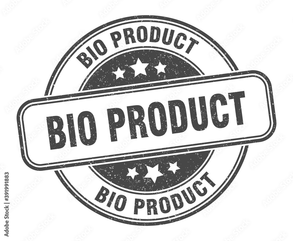 Obraz premium bio product stamp. bio product label. round grunge sign