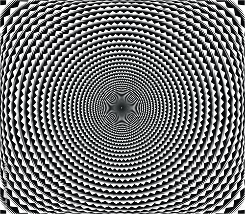 Dotted, dots, speckles abstract concentric circle. Spiral, swirl, twirl element.Circular and radial lines volute, helix.Segmented circle with rotation.Radiating arc lines.Cochlear