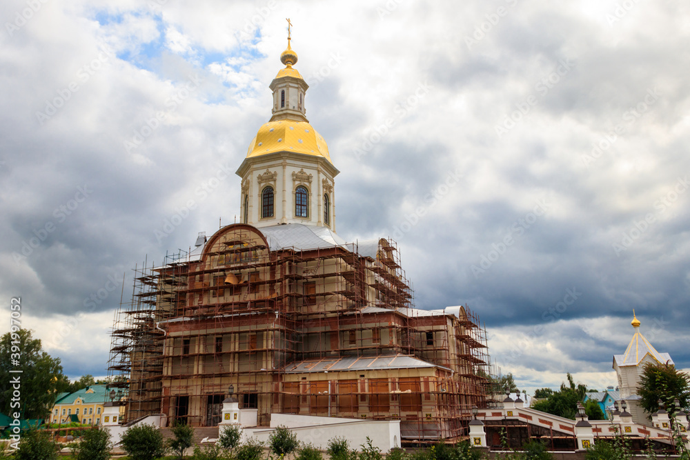Annunciation cathedral in Holy Trinity-Saint Seraphim-Diveyevo convent in Diveyevo, Russia