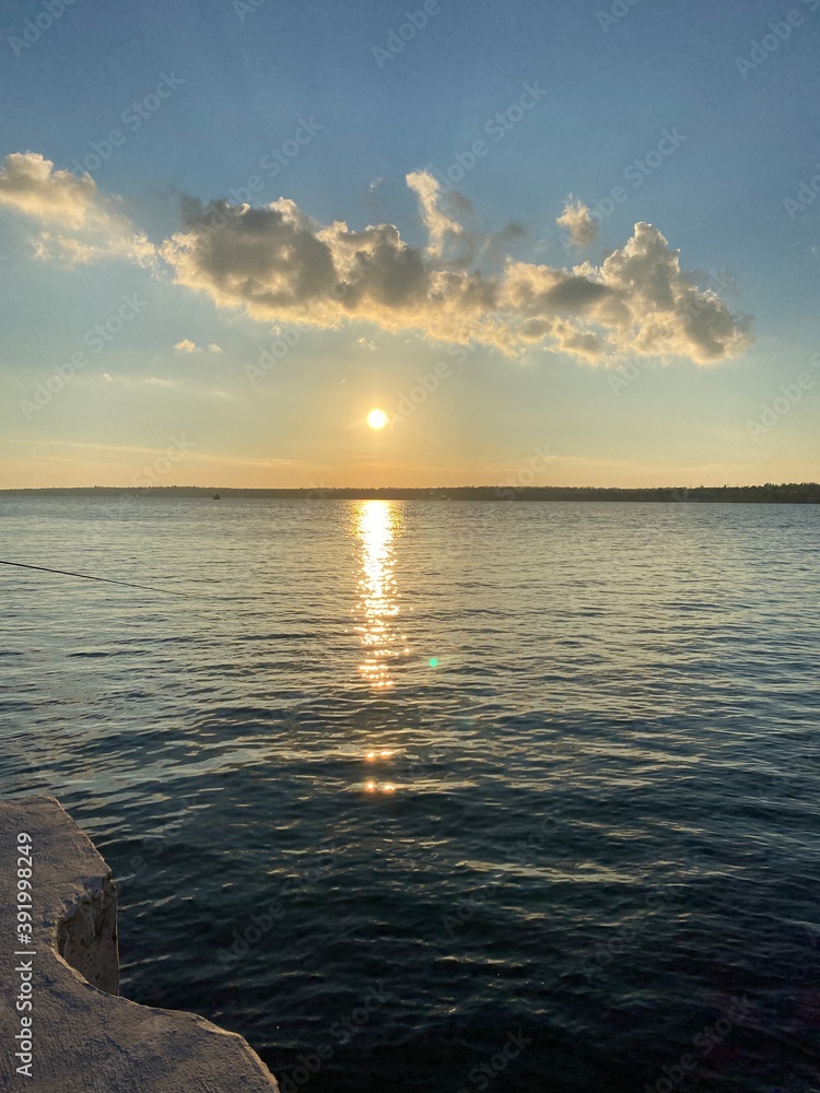 Obraz premium sunset on the sea