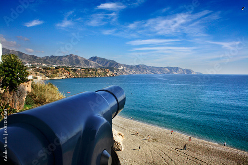 view of the beach from boardwalk