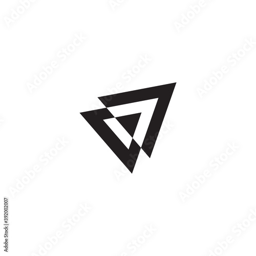 Free Download Triangle Logo Template vector icon illustration design - GFXLoad