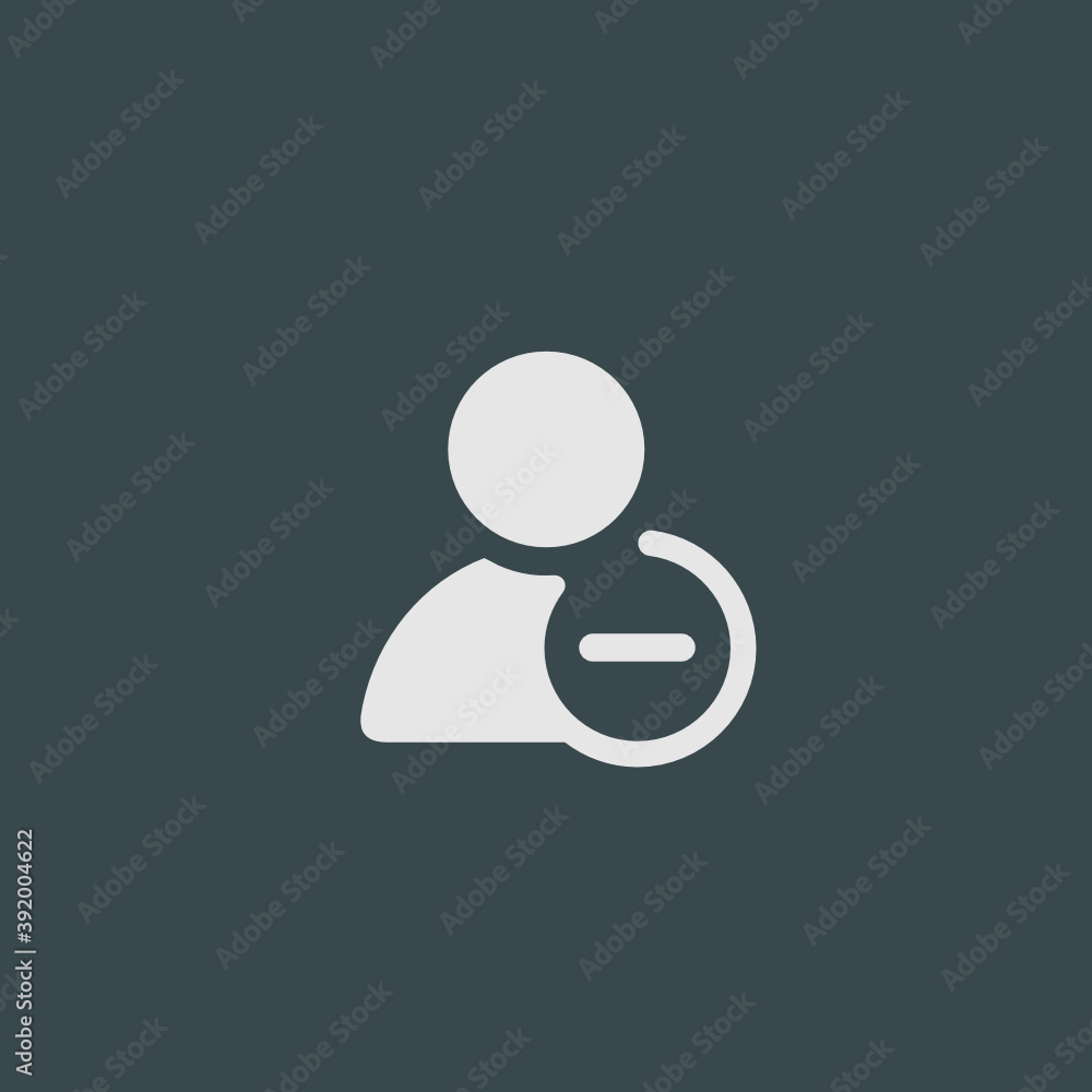 Remove User - Tile Icon Remove User - Tile Icon