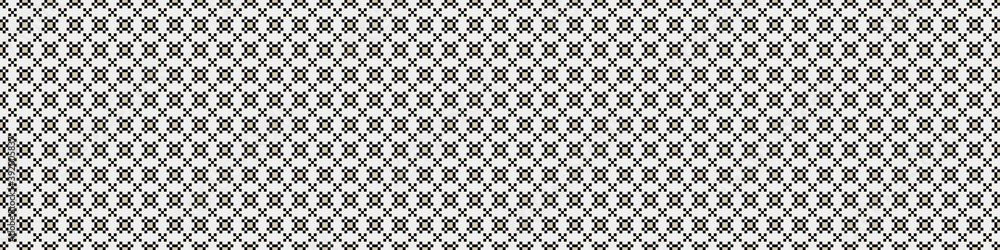 Abstract Cross Pattern Dots Logo generative computational art illustration