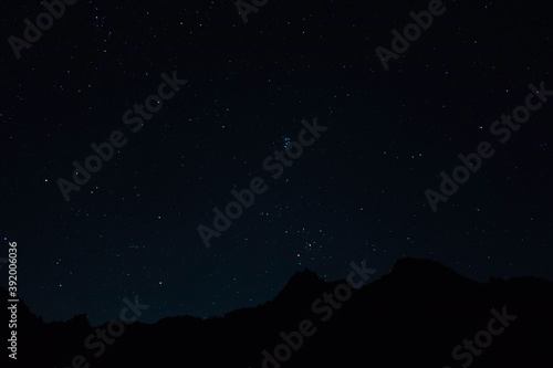 瑞牆山と夏の星空