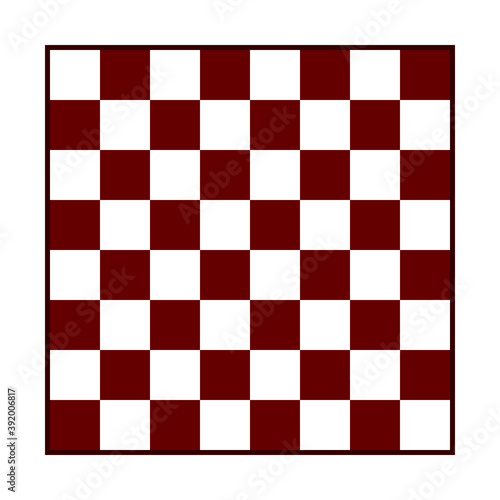 Chess board icon on white.