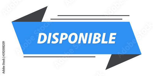 disponible bannière
