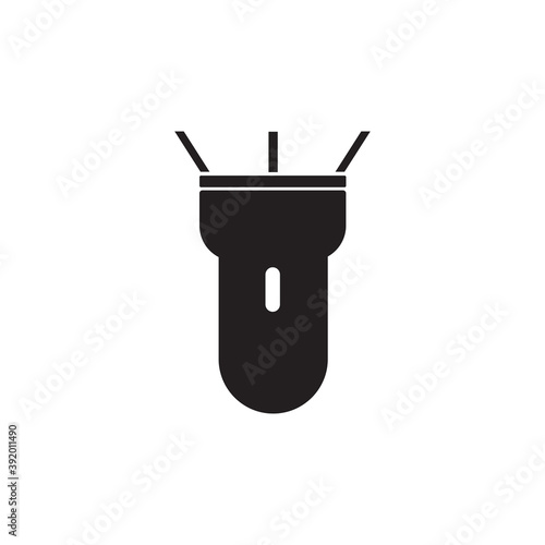 flashlight icon symbol sign vector