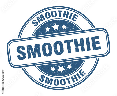 smoothie stamp. smoothie label. round grunge sign