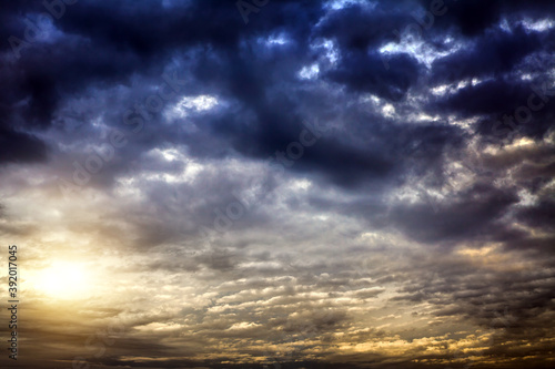 Cloudscape with a Light