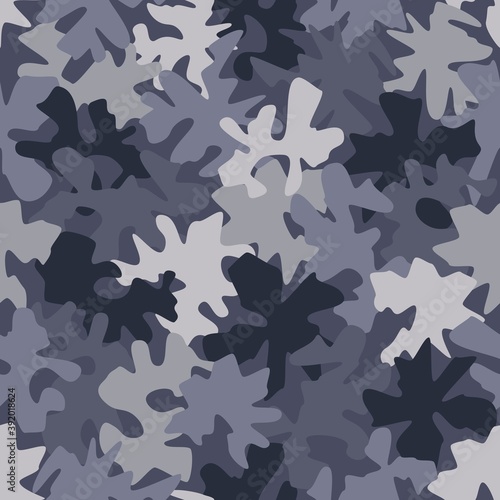 Seamless digital urban police camo texture for army or hunting textile print