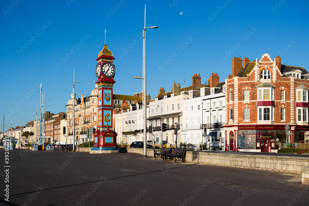 Obraz premium Weymouth Jubilee Clock in Summer