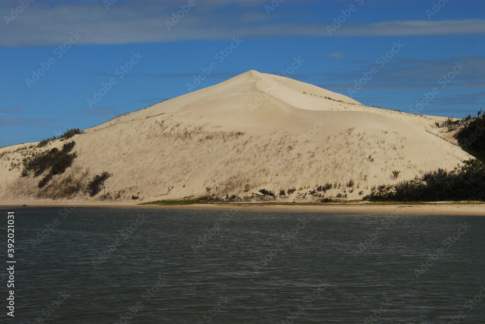 Africa- Panorama of a Huge Sand Dune on the Sundays River