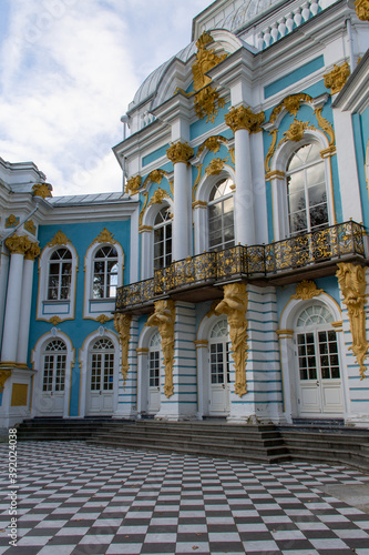 pavilion in Catherine Park  Tsarskoe Selo  Pushkin city  Saint Petersburg