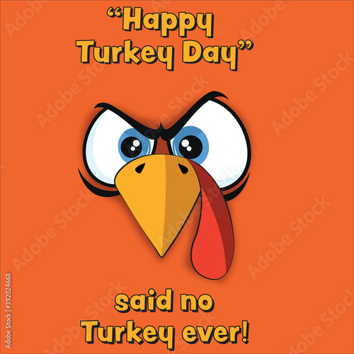 Thanksgiving Turkey E-card, wallpaper, SMS Text Message Greeting. A funny way to bring in the Thanksgiving Holiday.
