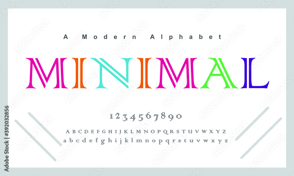 Minimal font. Elegant alphabet letters font and number. Classic Copper Lettering Minimal Fashion Designs. Typography fonts regular uppercase and lowercase. vector illustration Minimal font. Elegant alphabet letters font and number. Classic Copper Lettering Minimal Fashion Designs. Typography fonts regular uppercase and lowercase. vector illustration