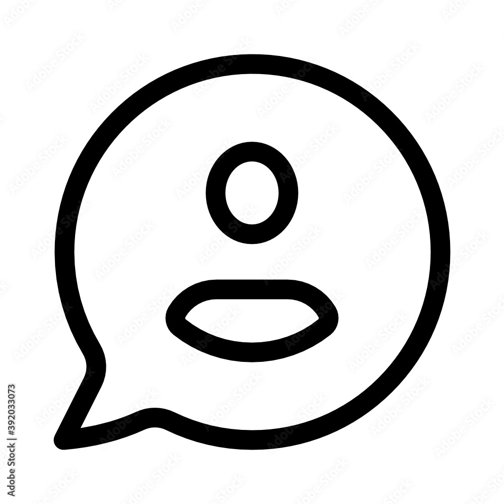private chat, new topic icon vector illustration, message bubble private chat, new topic icon vector illustration, message bubble