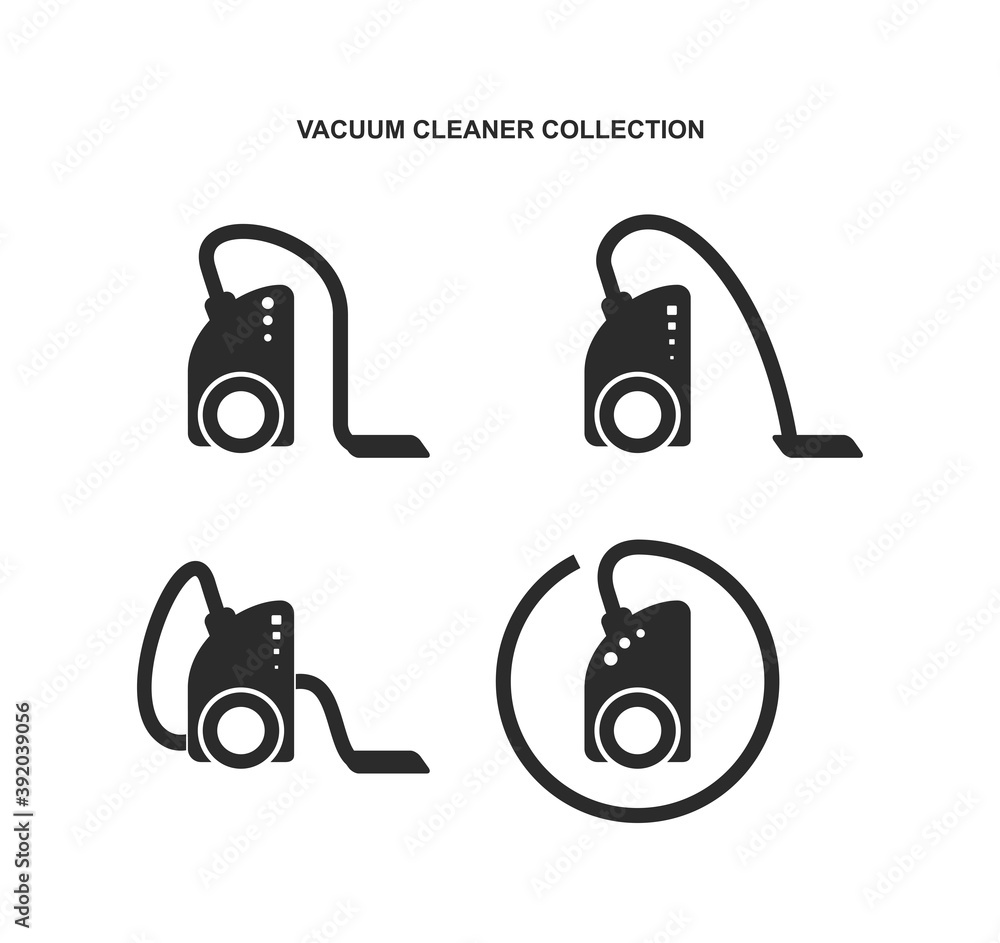 Vacuum cleaner icon vector collection, a set of vacuum cleaners Vacuum cleaner icon vector collection, a set of vacuum cleaners