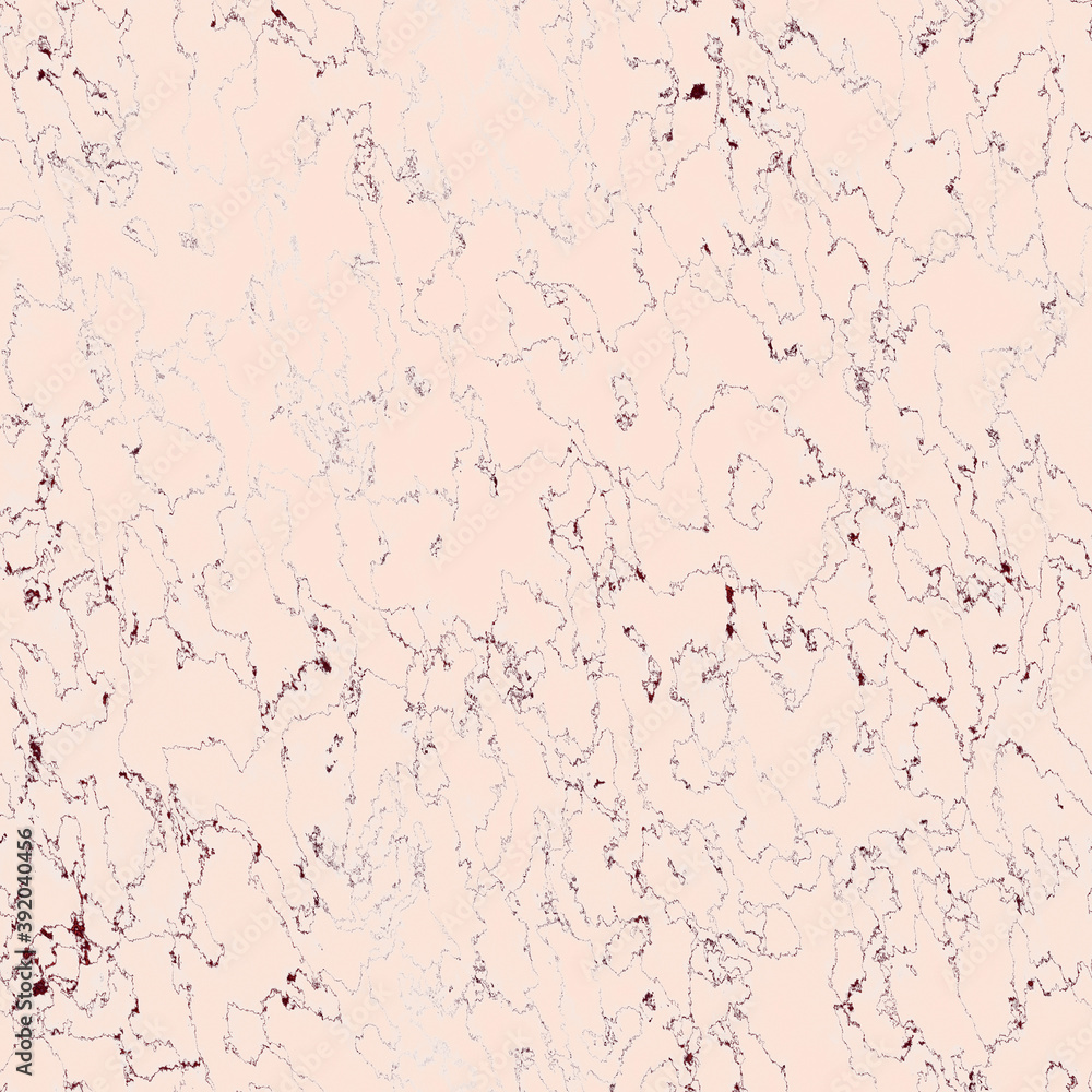 Seamless pink marble surface with veins. The cut mineral. Marble background. Rock surface.